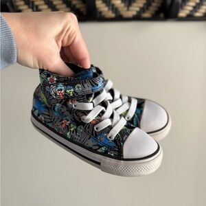 Converse Chuck Taylor All Star High Top Toddler Sneakers - Plants Print - Size 9